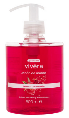Acofar Vivera Jabón Manos Extracto Granada 500 ml