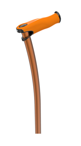 Baston De Aluminio Aeronáutico Naranja