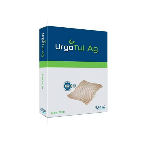 Urgotul Apositos Sulfadiazina Ag/Plata Est 5X5 Cm 10 Un