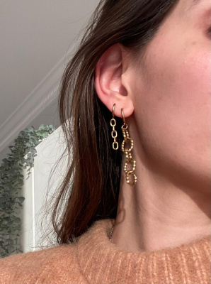 Colocación de pendientes