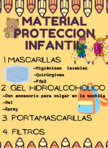 Productos niños covid-19