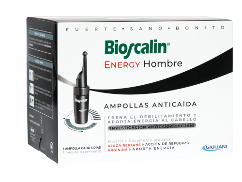 Bioscalin® ENERGY Hombre Ampollas Anticaída Caja 10 ampollas de 3,5 ml