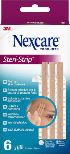 3M Nexcare Steri Strip Color Piel Surtido