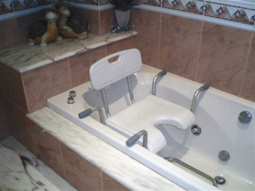 Asiento con Respaldo en U para Bañera
