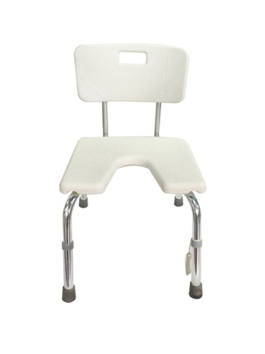 Banqueta de Baño Tipo U Con Respaldo