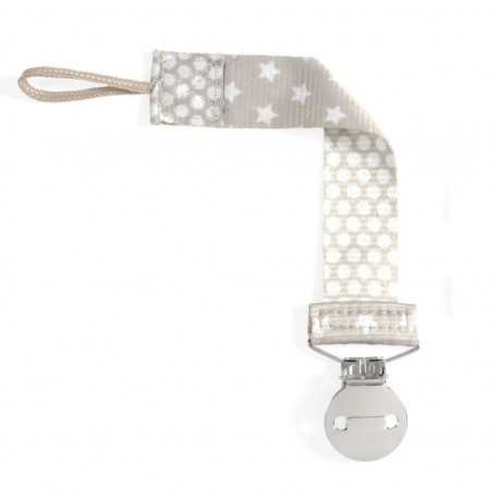 Chicco Clip Chupete Fashio Gris