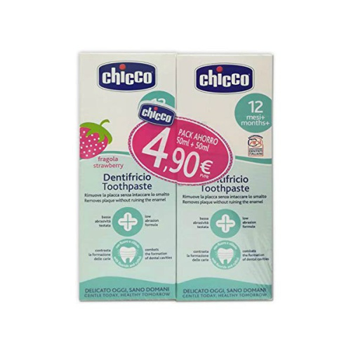 Chicco Pack Ahorro Pasta Dentífrica Fresa