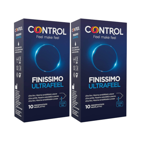 Control Preservativo Finissimo Ultrafeel Pack Ahorro 10+10u