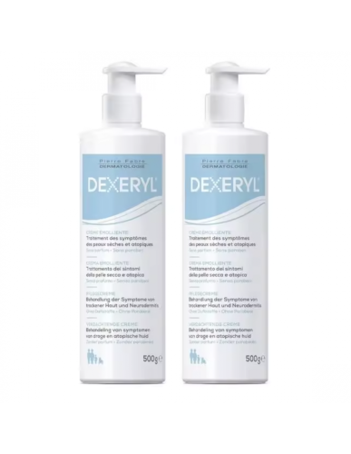 Dexeryl Crema Emoliente Duplo 2x500 ml