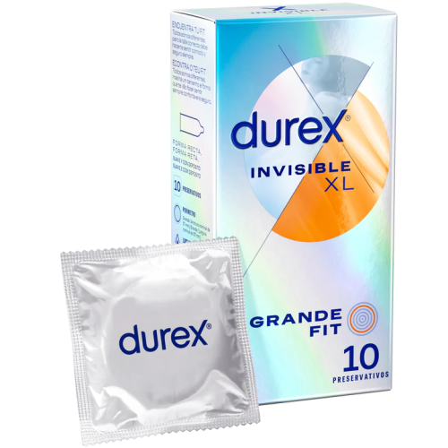 Durex Preservativo Invisible XL 10 us