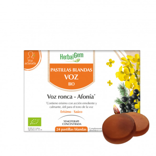 HerbalGem Pastillas Blandas Voz 24u
