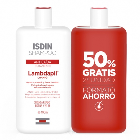 Isdin Lambdapil Anticaida Champu 400 ml Dto 2ª unidad