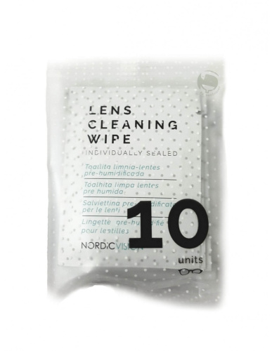 NordicVision Kit Toallitas Humedecidas Limpiadoras 10u