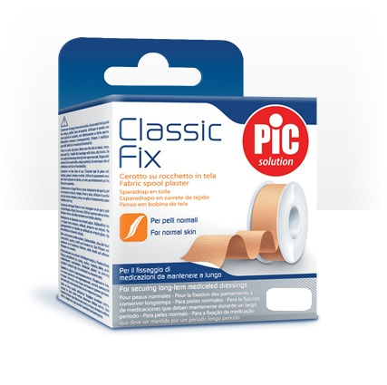 Pic Esparadrapo Classic Fix Tela color Piel 5cm x 5m