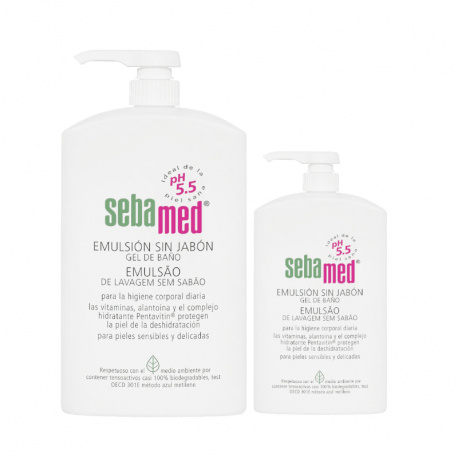 Sebamed Pack Emulsion Sin Jabon 1L + 200ml