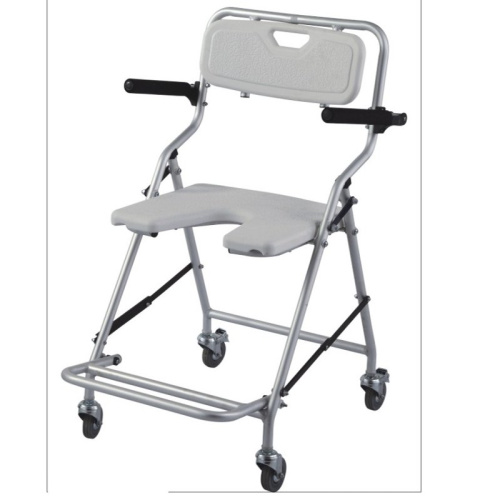 Silla de Baño Plegable con Ruedas