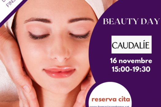 16 nov: BEAUTY DAY CAUDALIE, UN PLAER PELS SENTITS