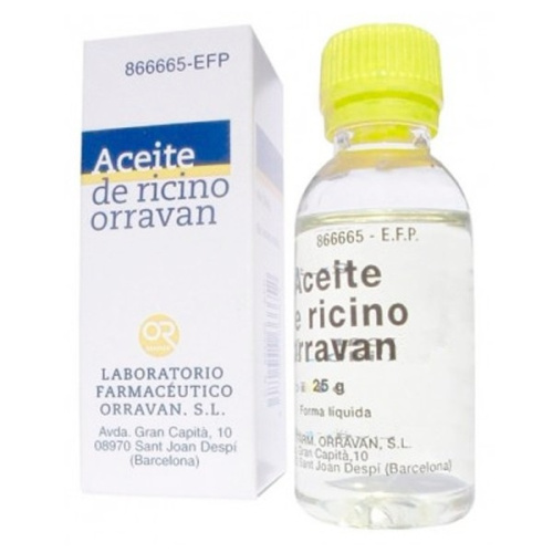Aceite de ricino orravan 1 g/ml lÍquido oral 25 ml
