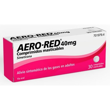Aero-Red simeticona 40 mg 30 comprimidos masticables