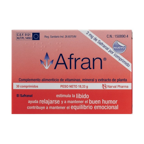 AFRAN 30 COMPRIMIDOS