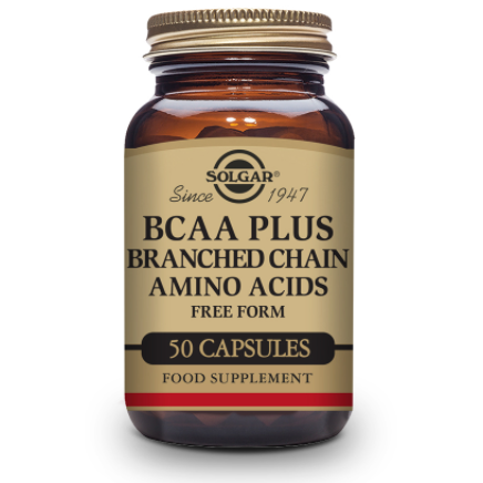 BCAA PLUS (AMINOÁCIDOS RAMIFICADOS LIBRES) 50 CÁPSULAS