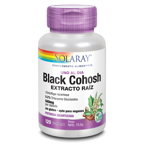 SOLARAY BLACK COCOSH -CIMICÍFUGA- 120 CÁPSULAS