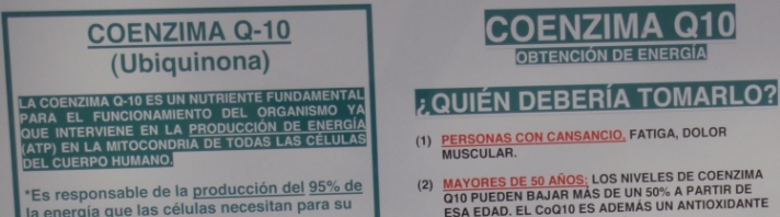 Coenzima Q10, Ubiquinona, propiedades de Coenzima Q10