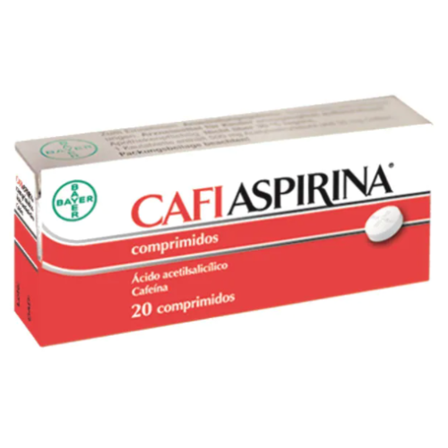 Cafiaspirina 500 mg/50 mg 20 comprimidos