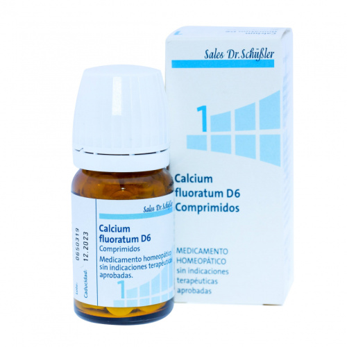 SAL SCHÜSSLER Nº 1 CALCIUM FLUORATUM D6 80 COMPRIMIDOS