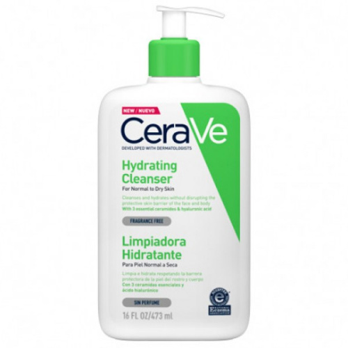 CeraVE Limpiadora Hidratante Piel Normal Seca 473ml
