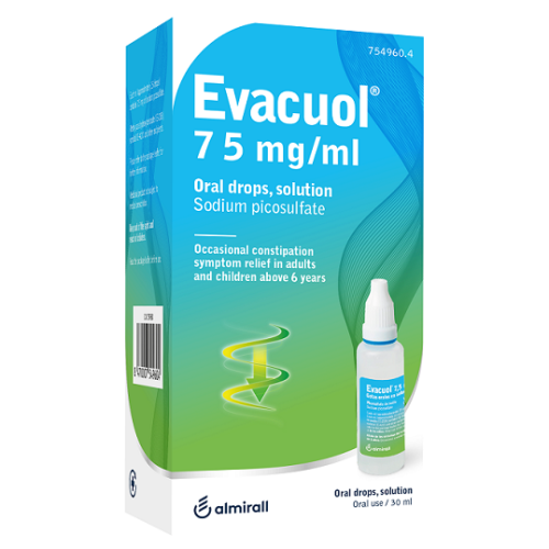 Evacuol picosulfato sódico 7,5 mg/ml gotas orales 30 ml