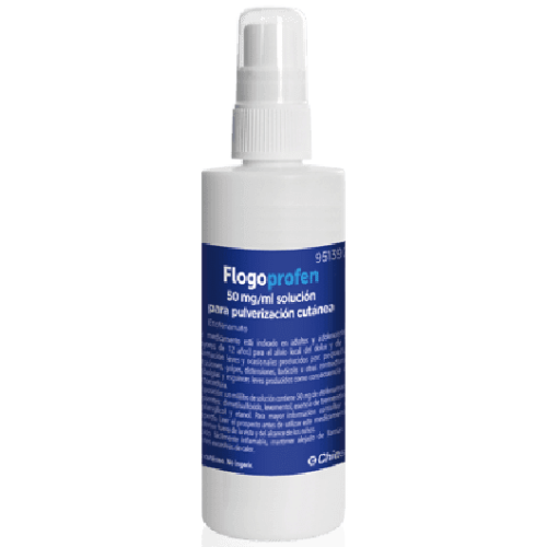 Flogoprofen etofenamato 50 mg/ml solución para pulverización cutánea spray 100 ml