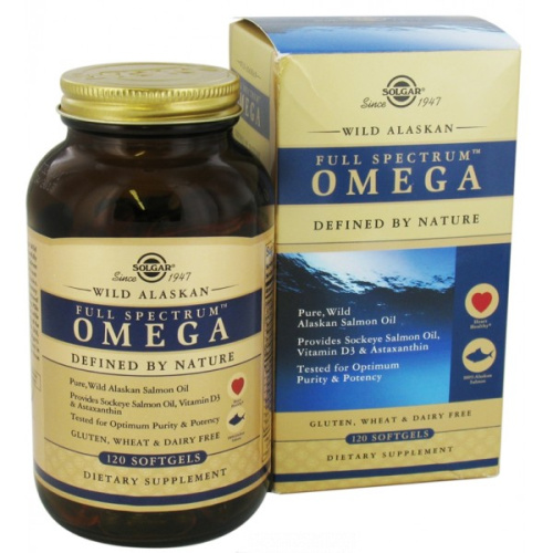 FULL SPECTRUM OMEGA - ACEITE DE SALMÓN SALVAJE DE ALASKA 12 CÁPSULAS