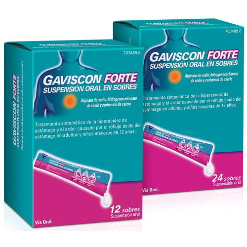 Gaviscon suspensión oral sabor menta 24 sobres