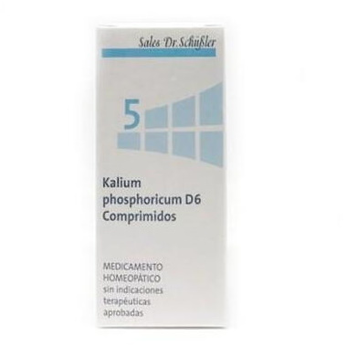 KALIUM PHOSPHORICUM D6 80 COMPRIMIDOS. SAL DE SCHÜSSLER Nº 5.