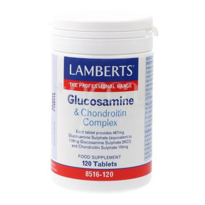 Lamberts Glucosamina y Condroitina Complejo 120 Comprimidos