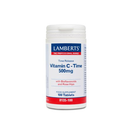 Lamberts Vitamina C-Time 500mg 100 Tabletas