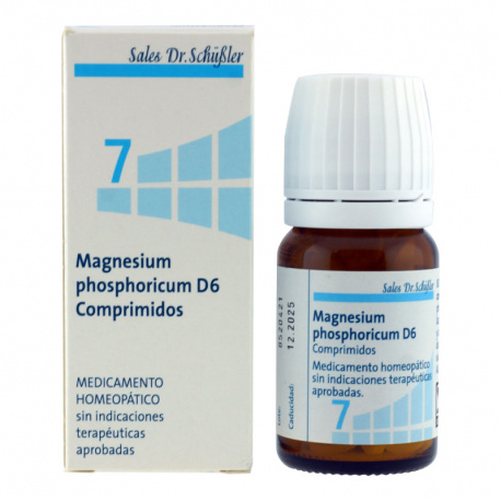 MAGNESIUM PHOSPHORICUM D6 80 COMPRIMIDOS. SAL DE SCHÜSSLER Nº 7.