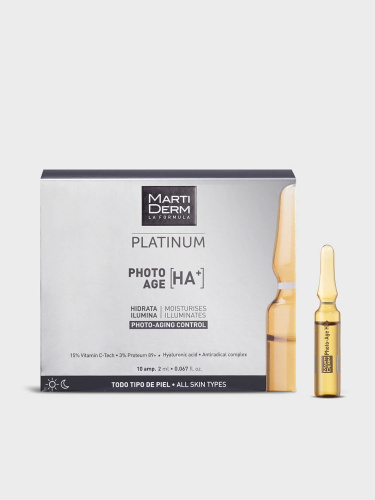 MARTIDERM PLATINUM PHOTO AGE HA+ 10 AMPOLLAS