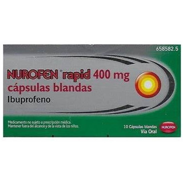 Nurofen rapid 400 mg 10 capsulas blandas