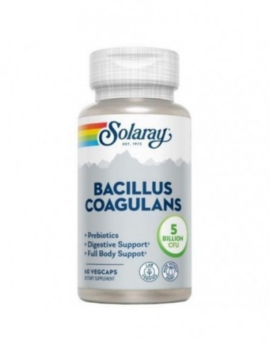 SOLARAY BACILLUS COAGULANS+INULINA 60 VEGECAPS