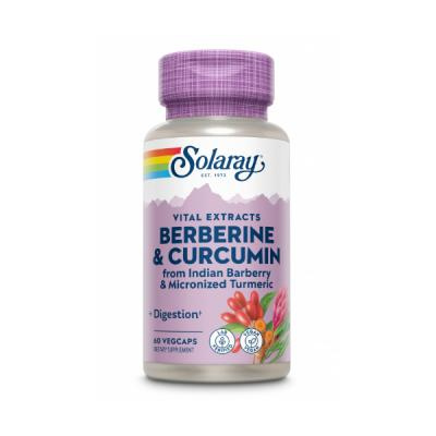 SOLARAY BERBERINE & CURCUMIN 60 CÁPSULAS