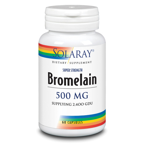 SOLARAY BROMELAÍNA 500 MG 60 CÁPSULAS