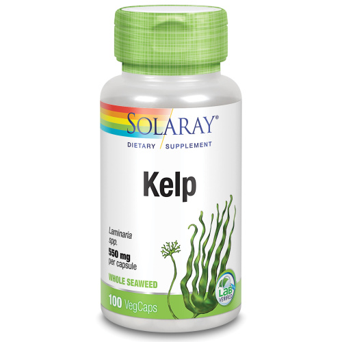 SOLARAY KELP -LAMINARIA- 100 CÁPSULAS