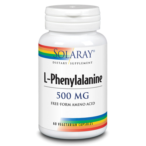 SOLARAY L-FENILALANINA 500 MG 60 CÁPSULAS