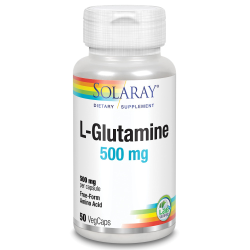 SOLARAY L-GLUTAMINA 500 MG 50 CÁPSULAS