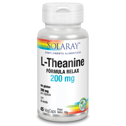SOLARAY L-THEANINA 200 MG 45 CÁPSULAS