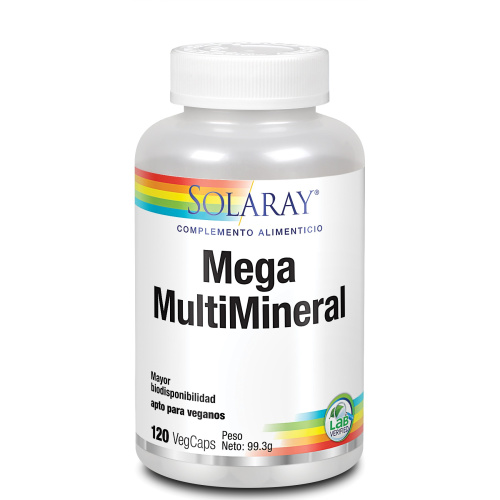 SOLARAY MEGA-MULTI MINERAL 120 CÁPSULAS