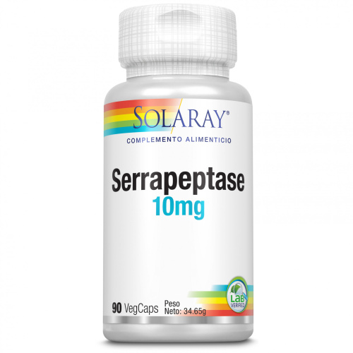 SOLARAY SERRAPEPTASE 90 CÁPSULAS CON PROTECCIÓN ENTÉRICA