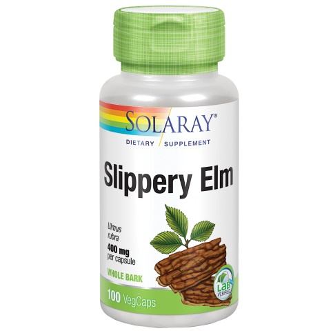 SOLARAY SLIPPERY ELM 100 CÁPSULAS